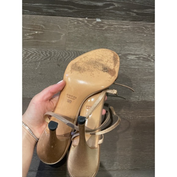 Gucci by Tom Ford Era Swarovski Crystal Heels Size 9 Women - Picture 6 of 6